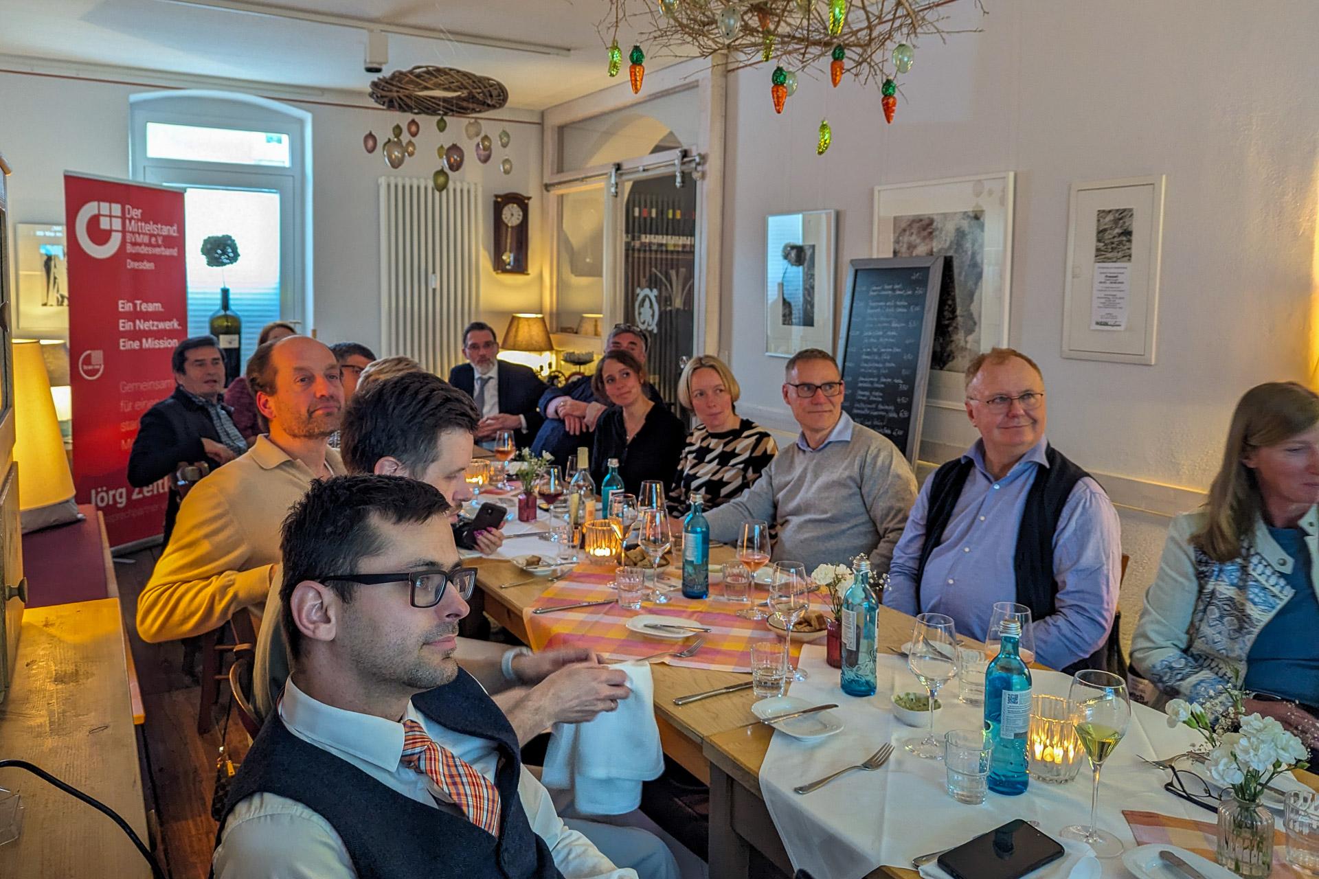 Mehr über den Artikel erfahren Erfolgreicher zweiter Abend der Veranstaltungsreihe “Gourmet & Gelassenheit” des BVMW